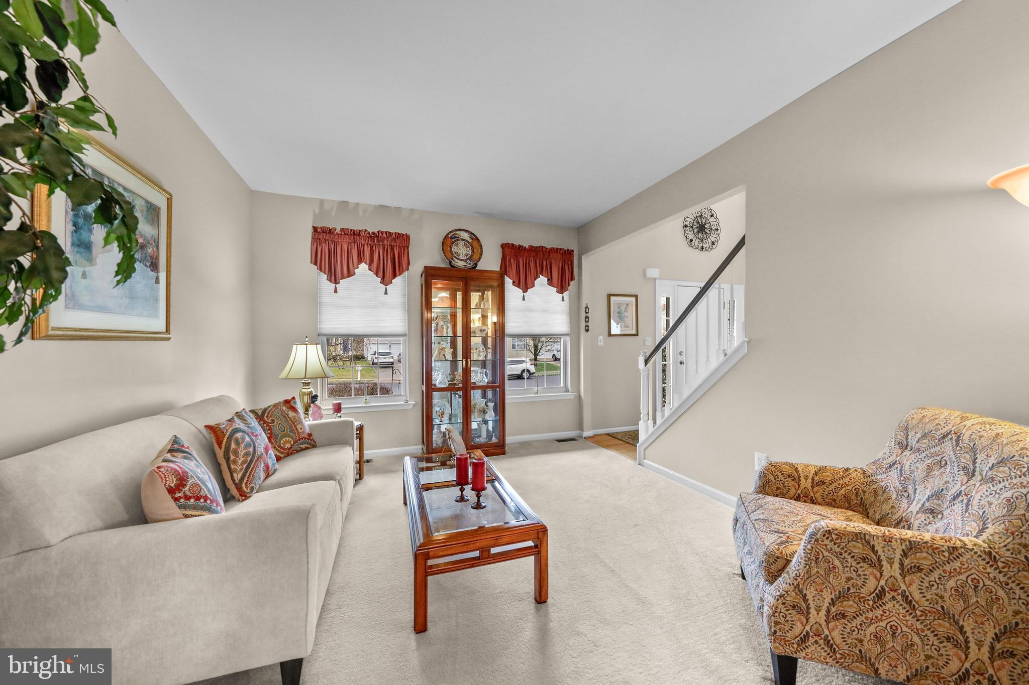 7 Colts Gait Road Evesham, NJ 08053 - Photo 17 of 47 a living room with furniture and a potted plant