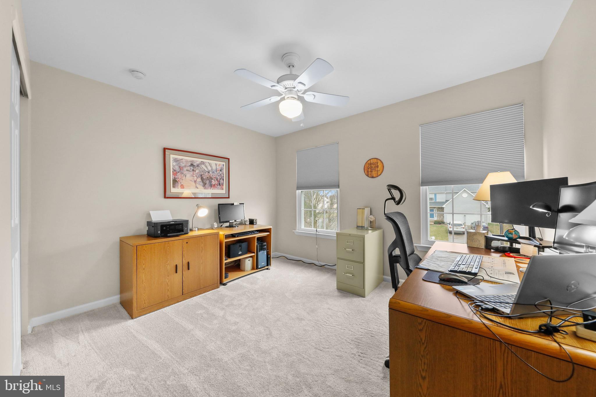 7 Colts Gait Road Evesham, NJ 08053 - Photo 33 of 47 a view of a workspace with furniture and a window