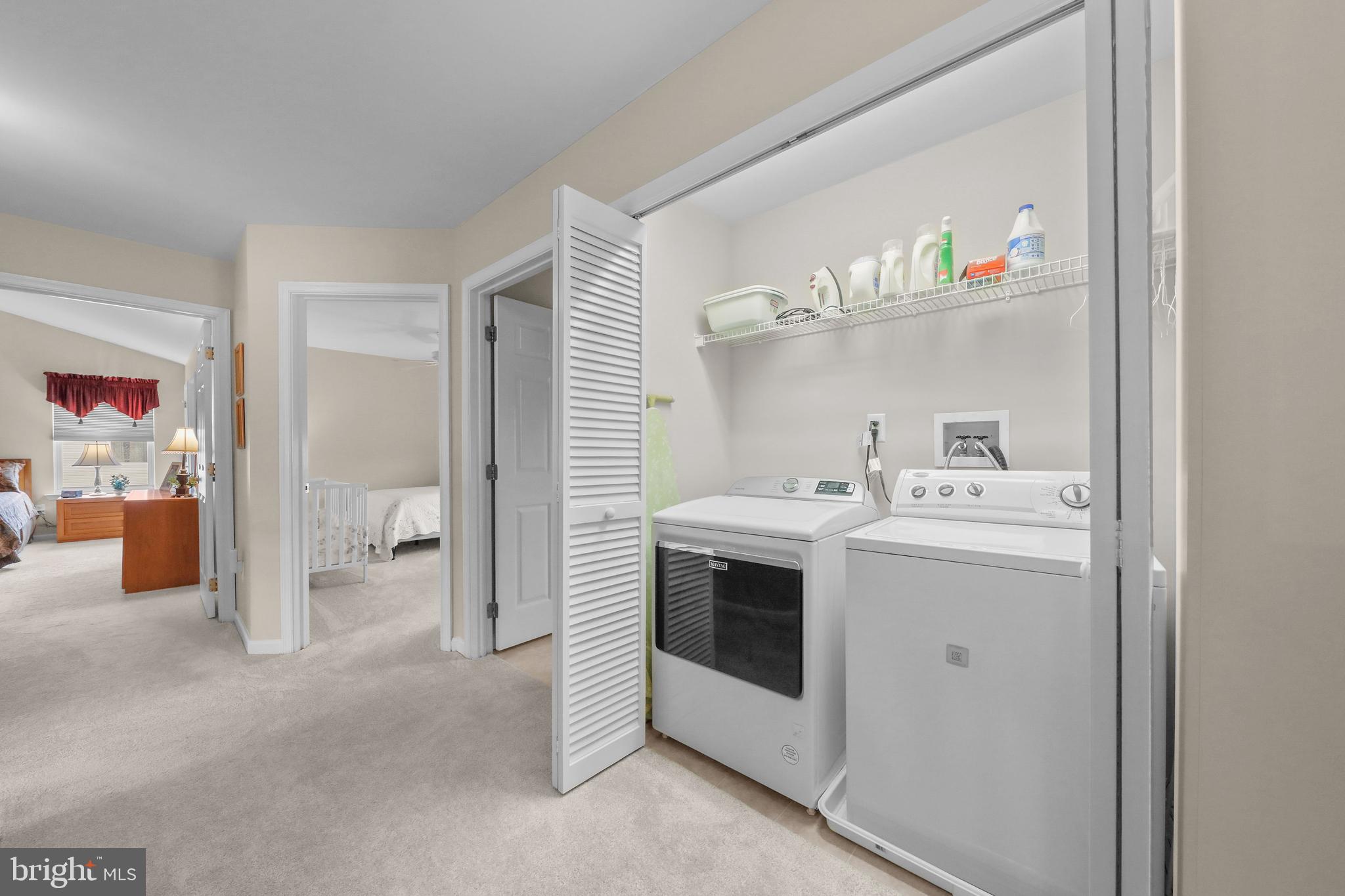 7 Colts Gait Road Evesham, NJ 08053 - Photo 34 of 47 a utility room with dryer and washer