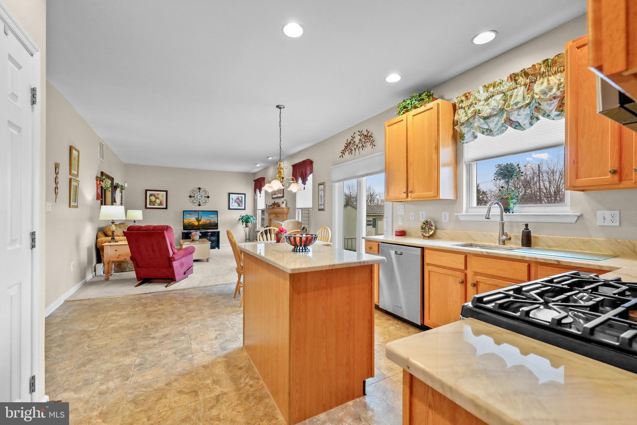 7 Colts Gait Road Evesham, NJ 08053 - Photo 7 of 47 a kitchen with a stove a sink and a refrigerator