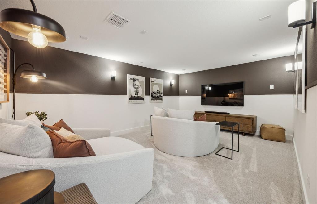 5916 Hodgkin Avenue Pilot Point, TX 76258 - Photo 15 of 24 a living room with furniture and a flat screen tv