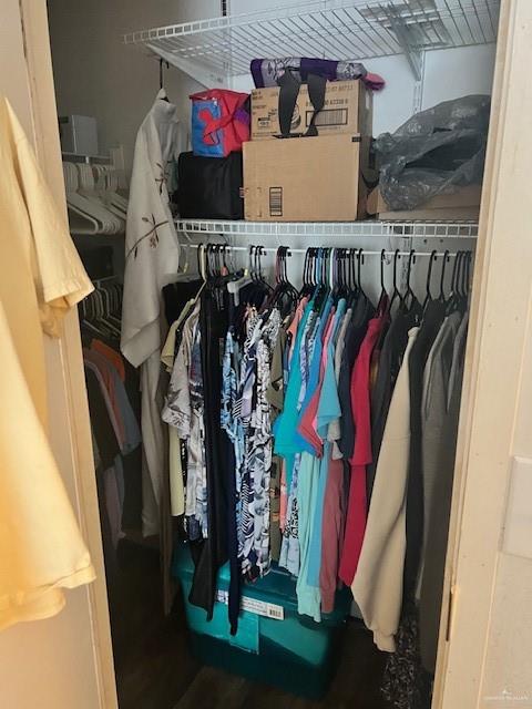 215 South Valley View Road, Unit 34 Donna, TX 78537 - Photo 21 of 24 a view of walk in closet with clothes