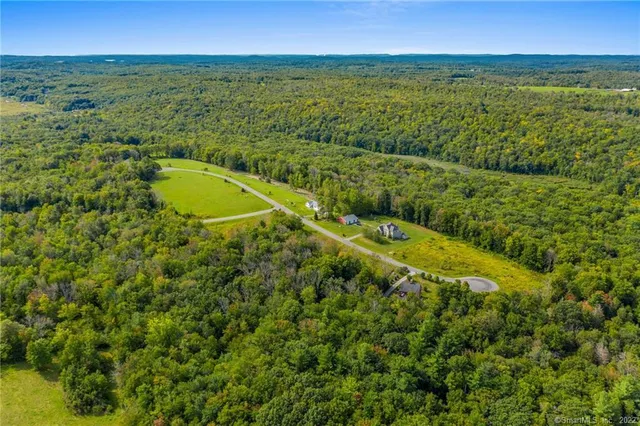 a view of a pathway with a garden
