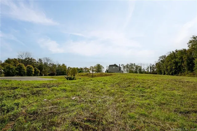 a view of a green field with wooden fence