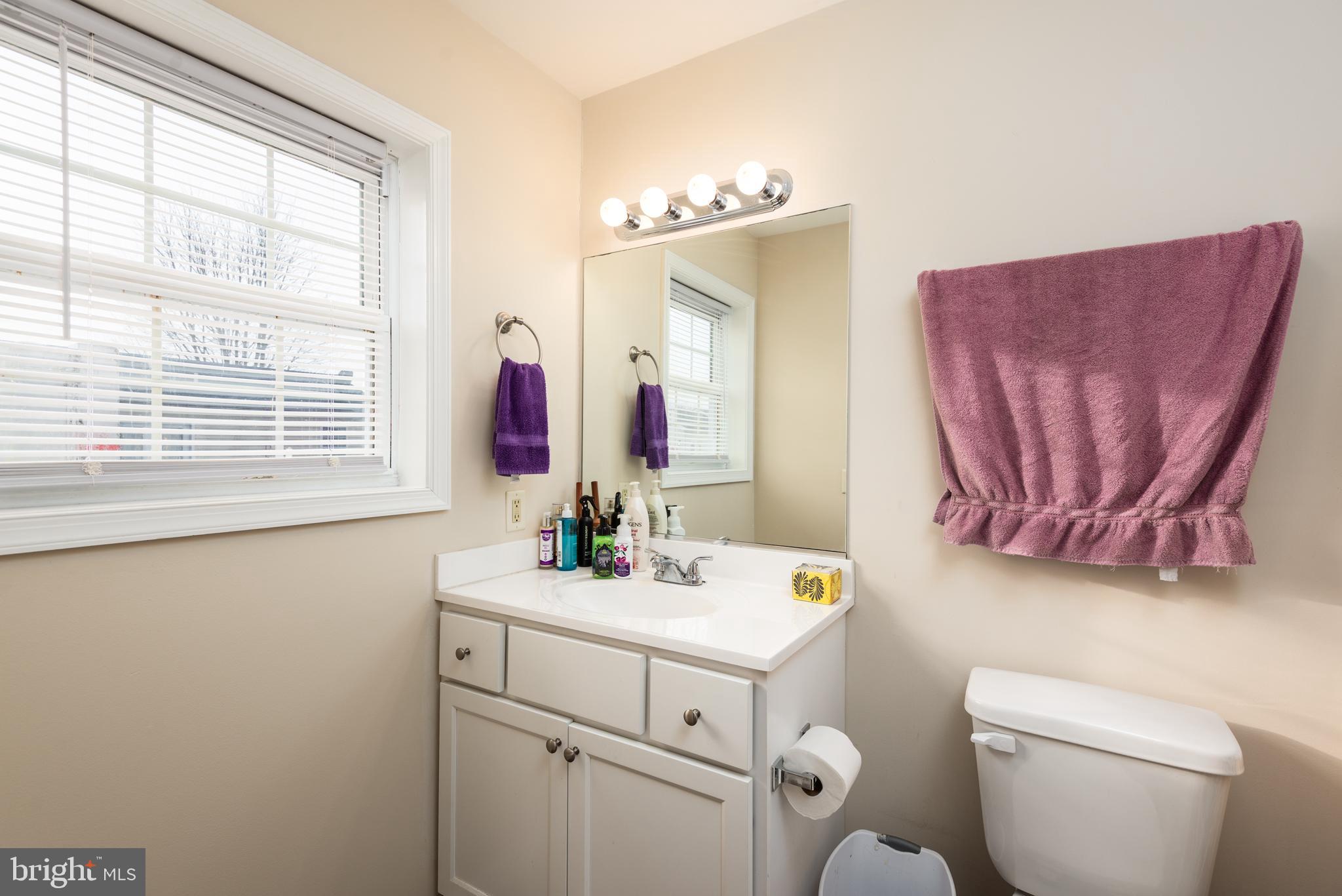 1 Oakview Court Ridgely, MD 21660 - Photo 18 of 26 a bathroom with a sink vanity mirror and toilet