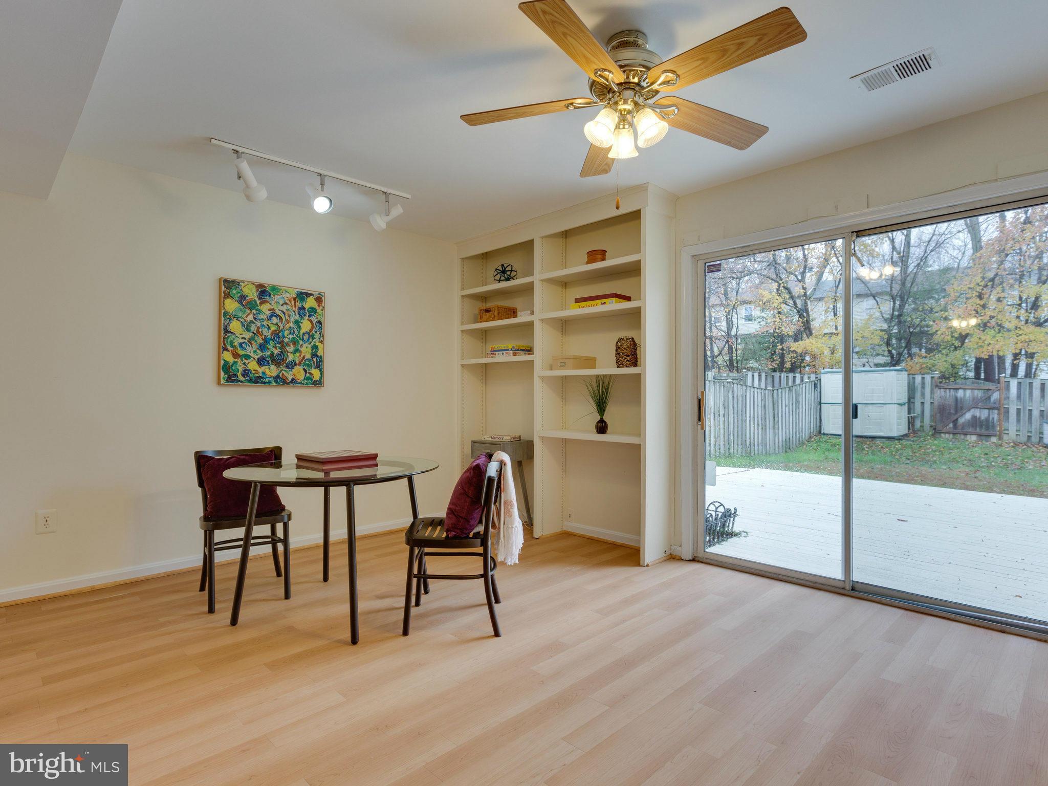 7960 Forest Path Way Springfield, VA 22153 - Photo 17 of 19 WALK OUT TO FENCED YARD & DECK