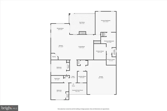 an aerial view of a house with a big yard