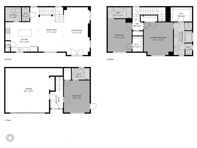 an aerial view of city