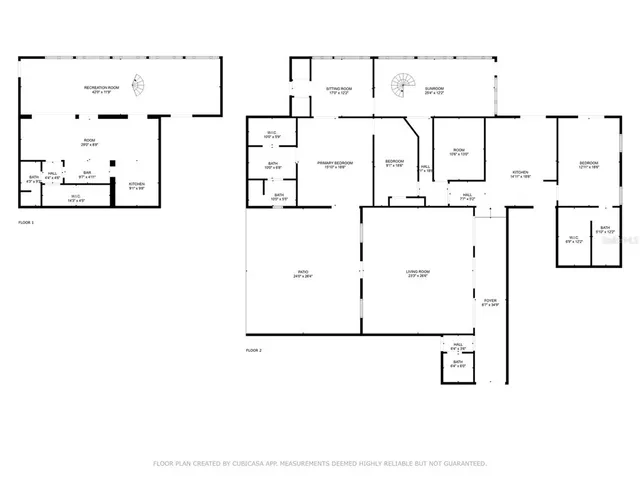 a view of a porch with chairs and potted plants