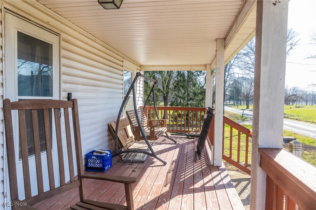 5905 Buffham Road Seville, OH 44273 - Photo 29 of 50 Deck with covered porch