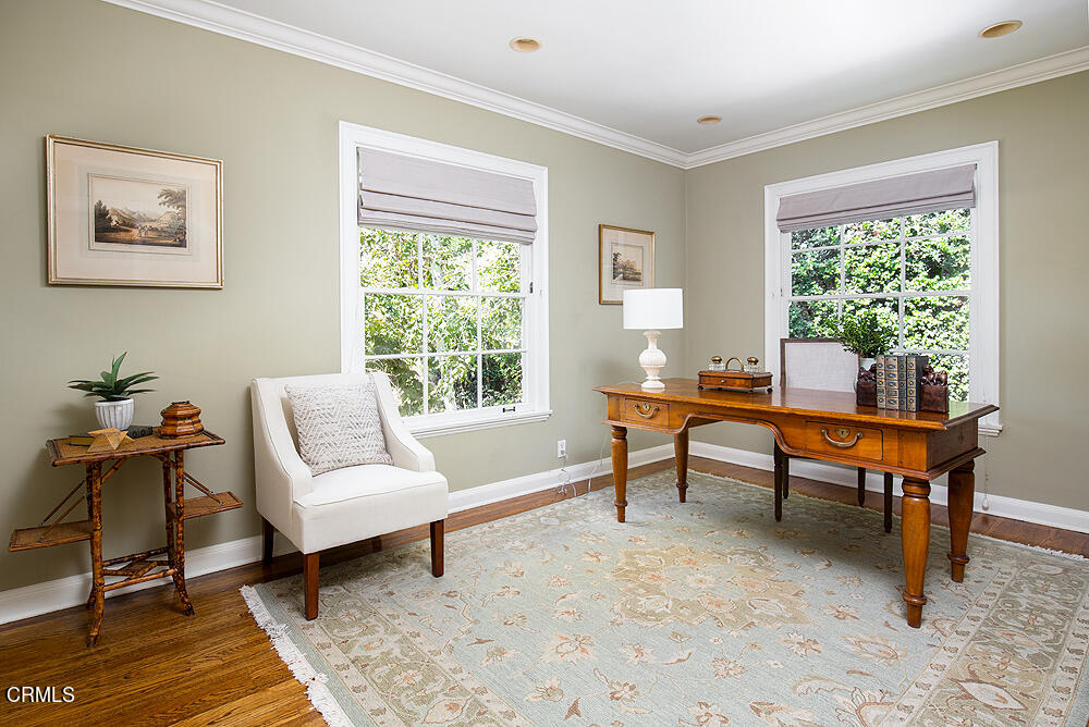 141 Sierra View Road Pasadena, CA 91105 - Photo 29 of 38 a living room with furniture a rug and a window