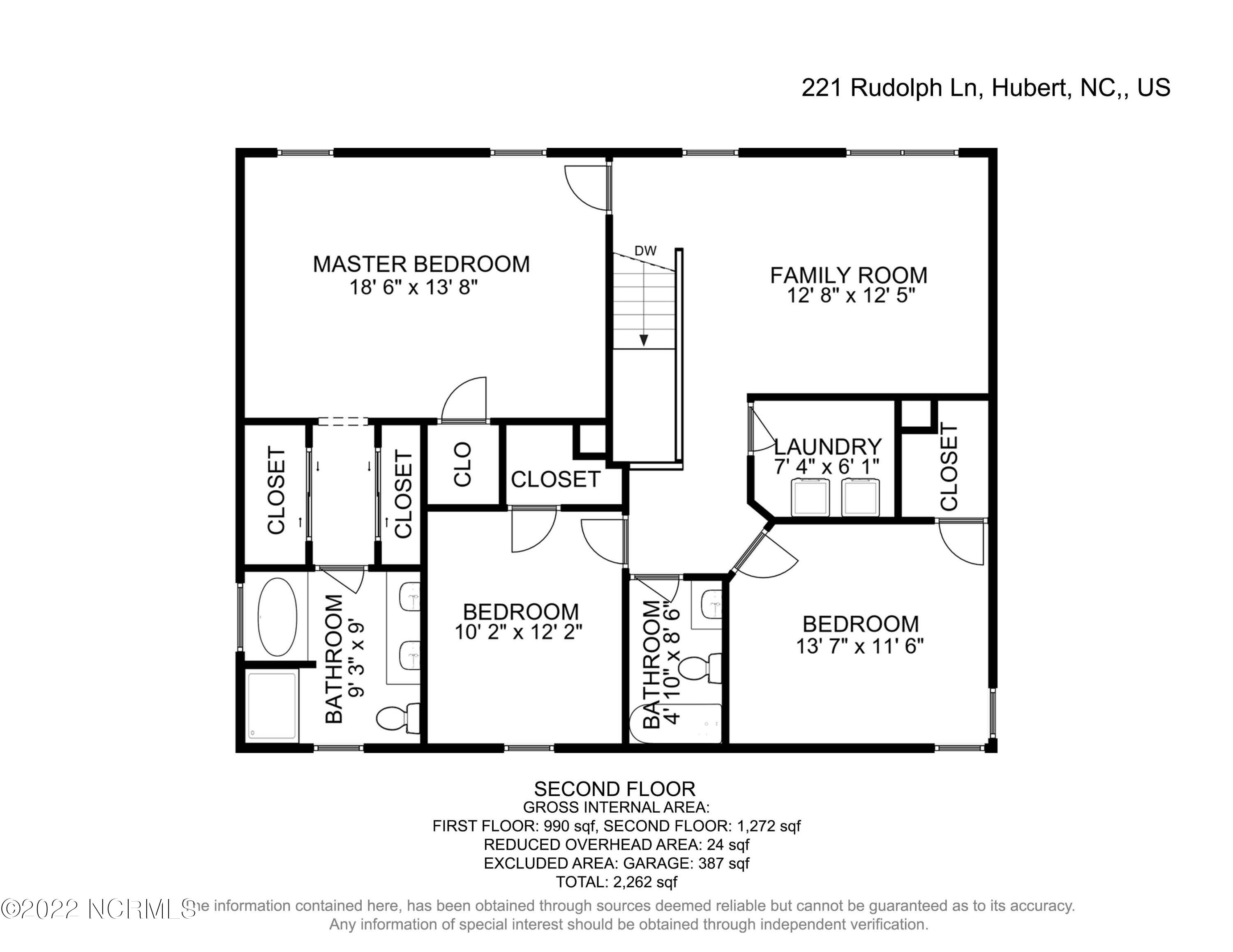 221 Rudolph Lane Hubert, NC 28539 - Photo 49 of 49 3-221 Rudolph SecondFloor