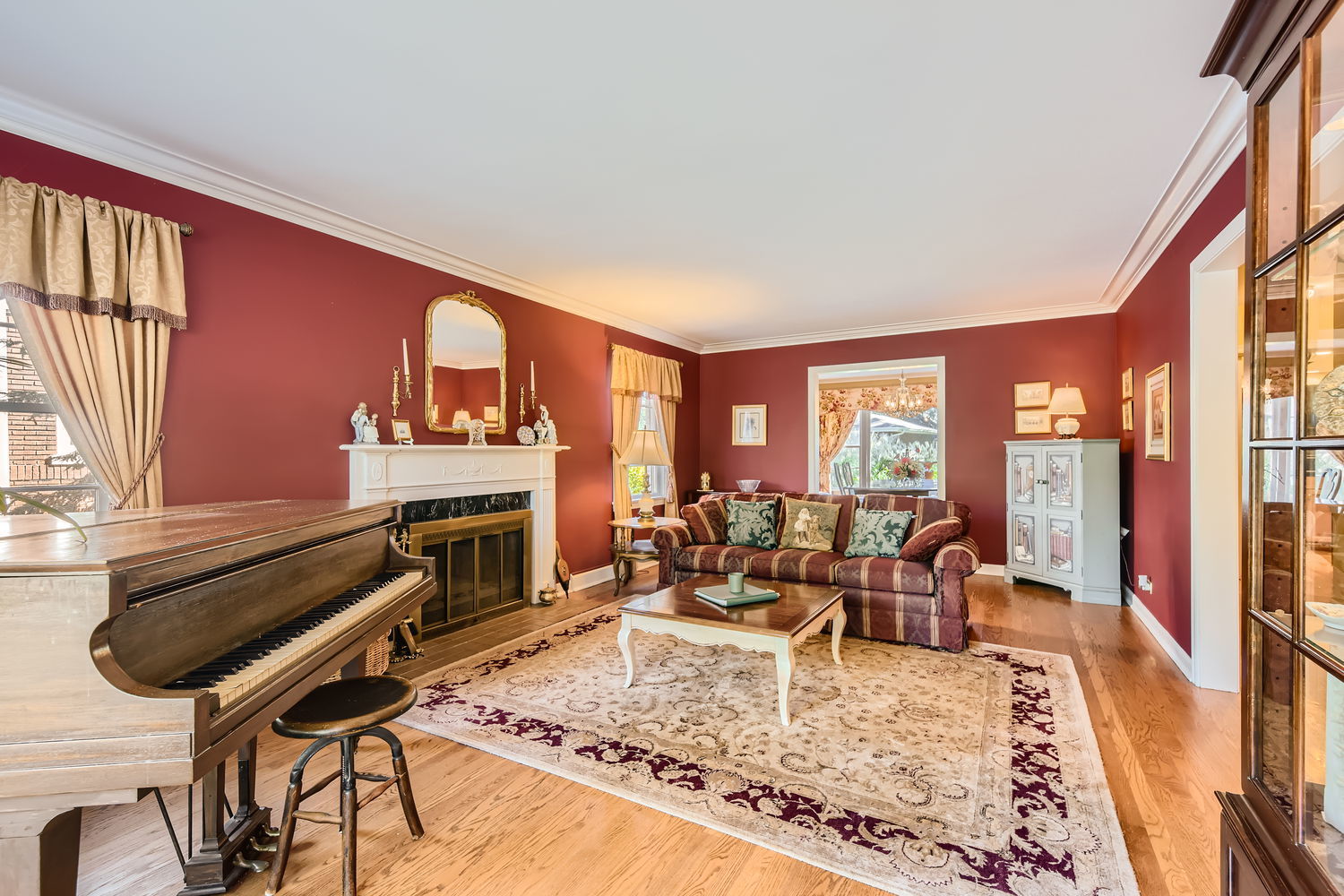 207 Scottswood Road Riverside, IL 60546 - Photo 5 of 32 a living room with fireplace furniture and a rug