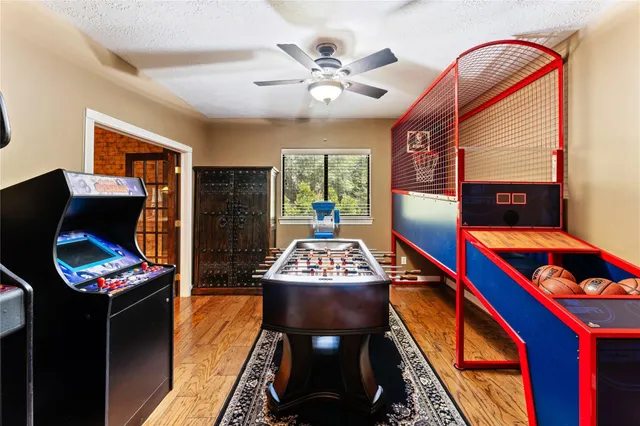 a room with furniture and a flat screen tv