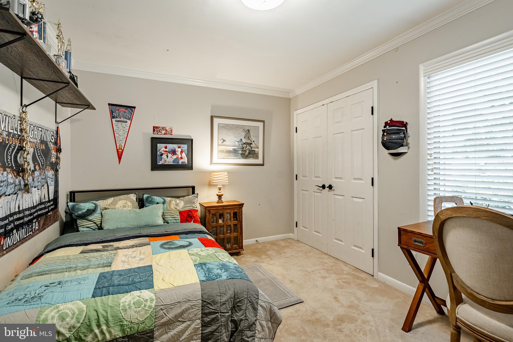 19 Ringfield Road, Unit 19 Chadds Ford, PA 19317 - Photo 25 of 39 a bedroom with bed and a window