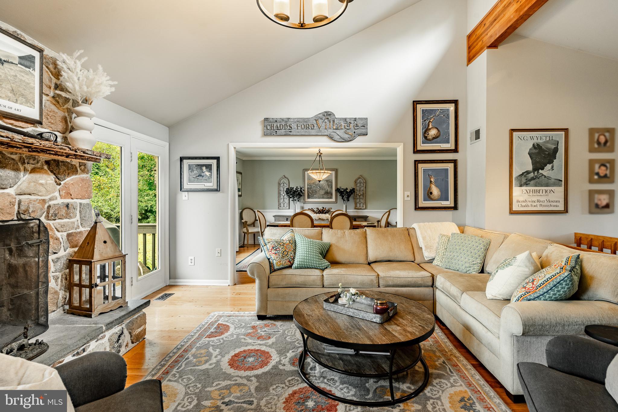 19 Ringfield Road, Unit 19 Chadds Ford, PA 19317 - Photo 9 of 39 a living room with furniture and a rug
