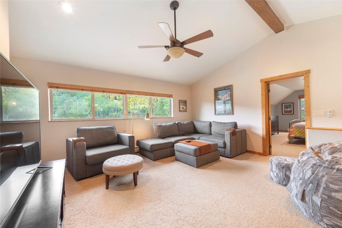 9 Davis Court Blue River, CO 80424 - Photo 26 of 44 a living room with furniture and a large window