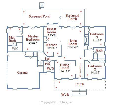 579 Hill Branch Road Ridgeville, SC 29472 - Photo 52 of 53 FloorPlan-Main Level-78486-1_193422