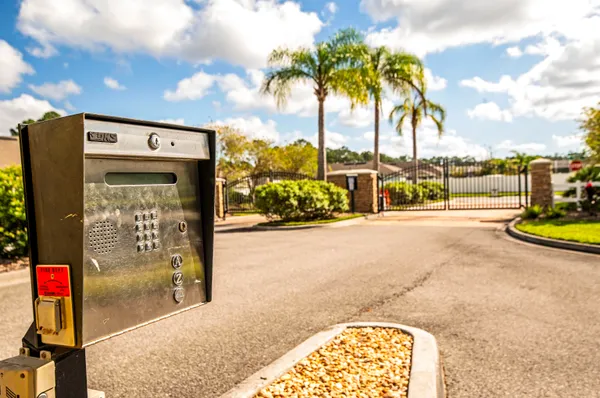 a view of swimming pool with a patio