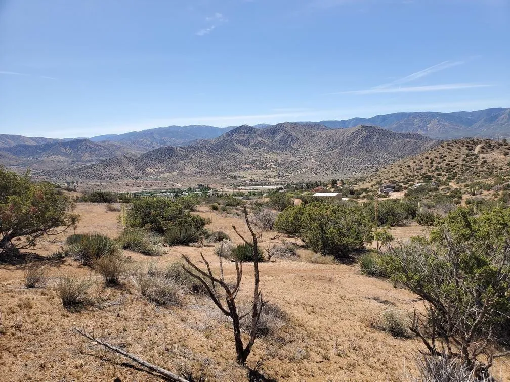 0 White Feather Road Acton, CA 93510 - Photo 19 of 24 a view of a dry yard with mountains in the background