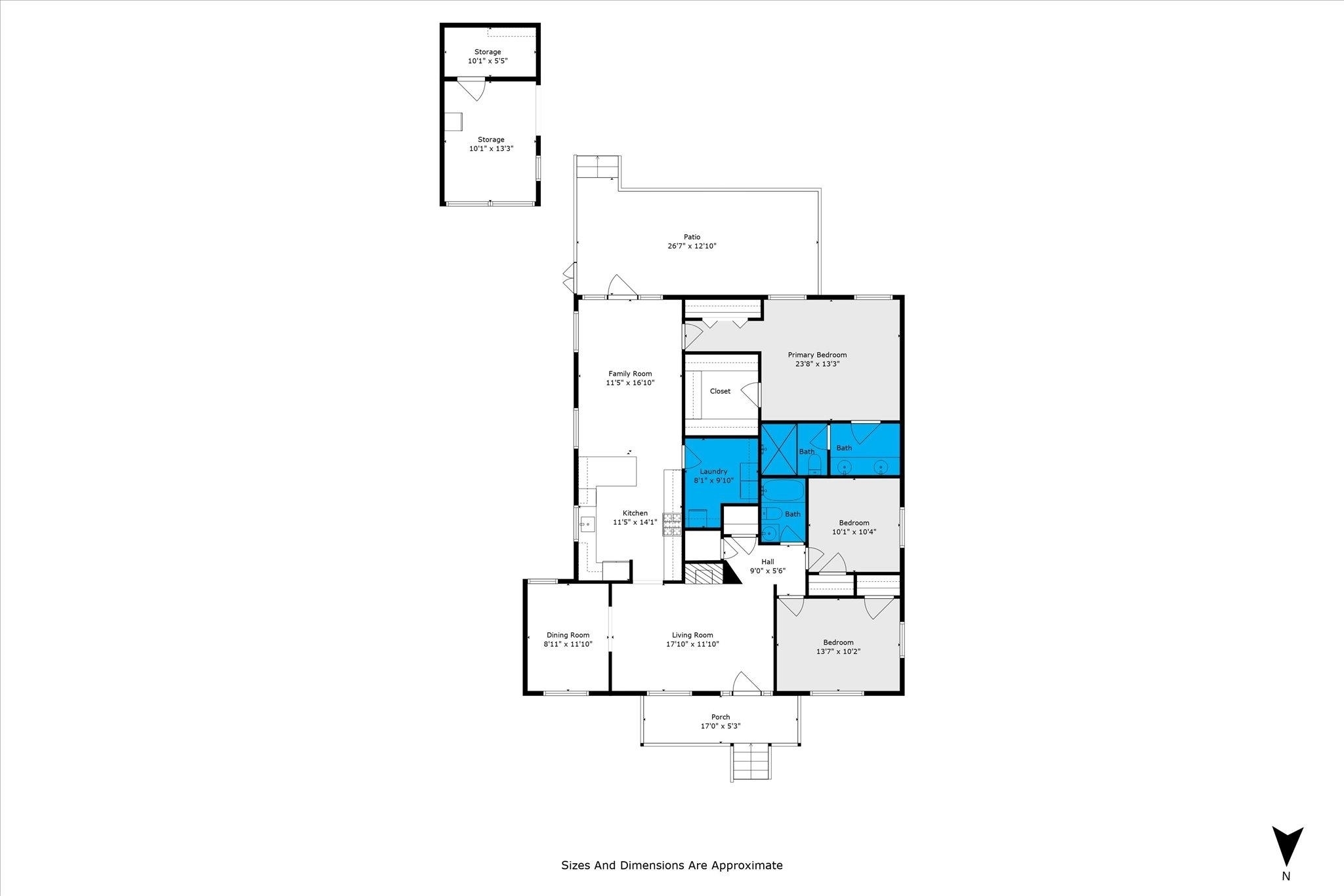 77 North Hathaway Road Mobile, AL 36608 - Photo 33 of 33 View of property floor plan