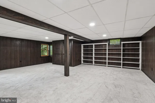 a view of a lake view with a big yard