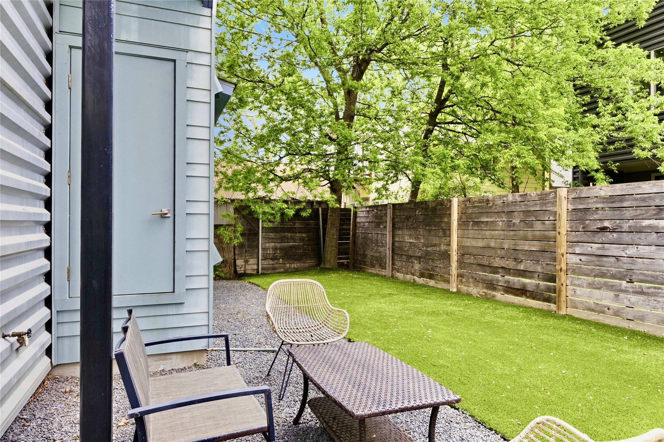 2202 Willow Street, Unit B Austin, TX 78702 - Photo 16 of 21 Fenced backyard with a patio area