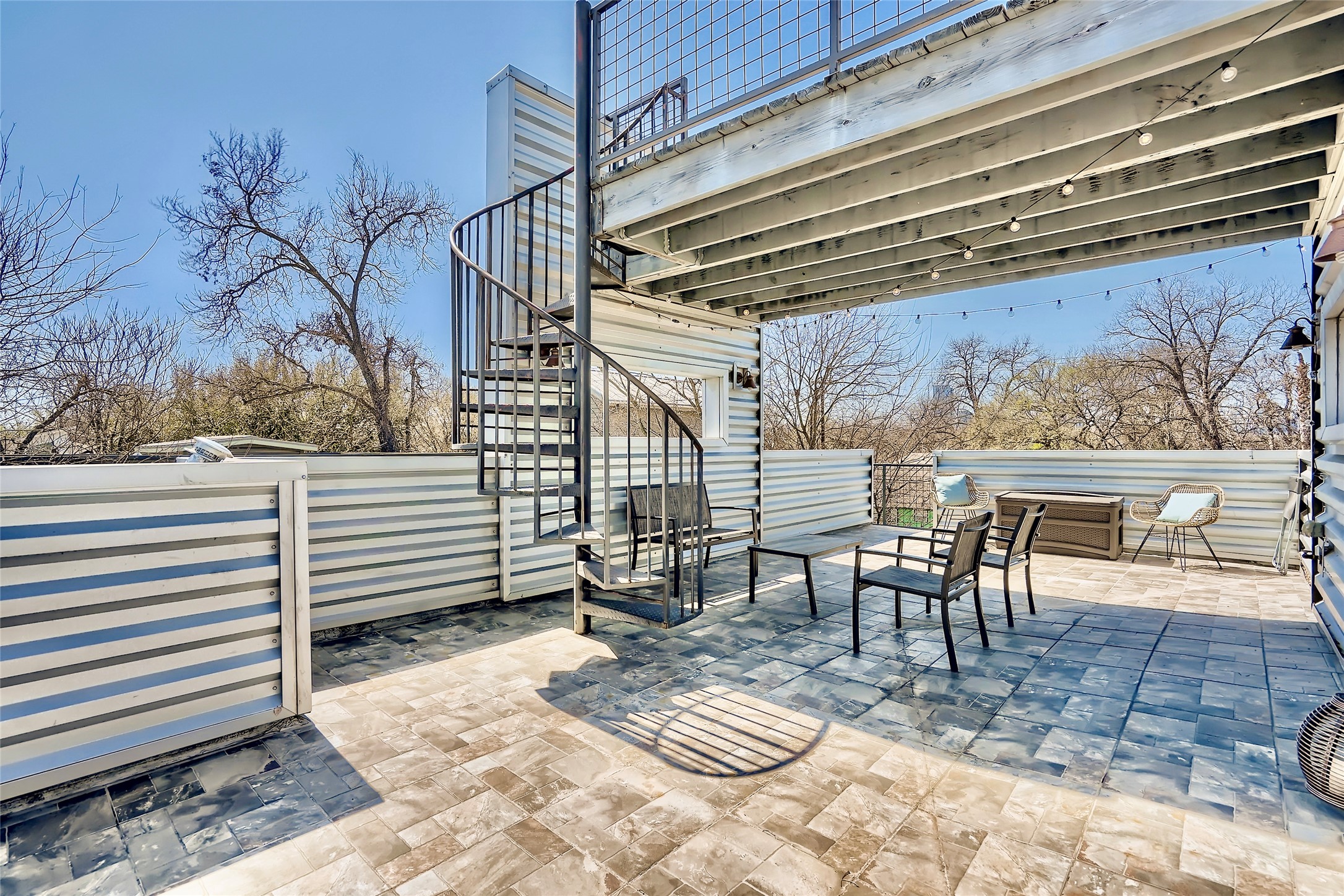2202 Willow Street, Unit B Austin, TX 78702 - Photo 2 of 21 View of patio / terrace with an outdoor living space and a wooden deck