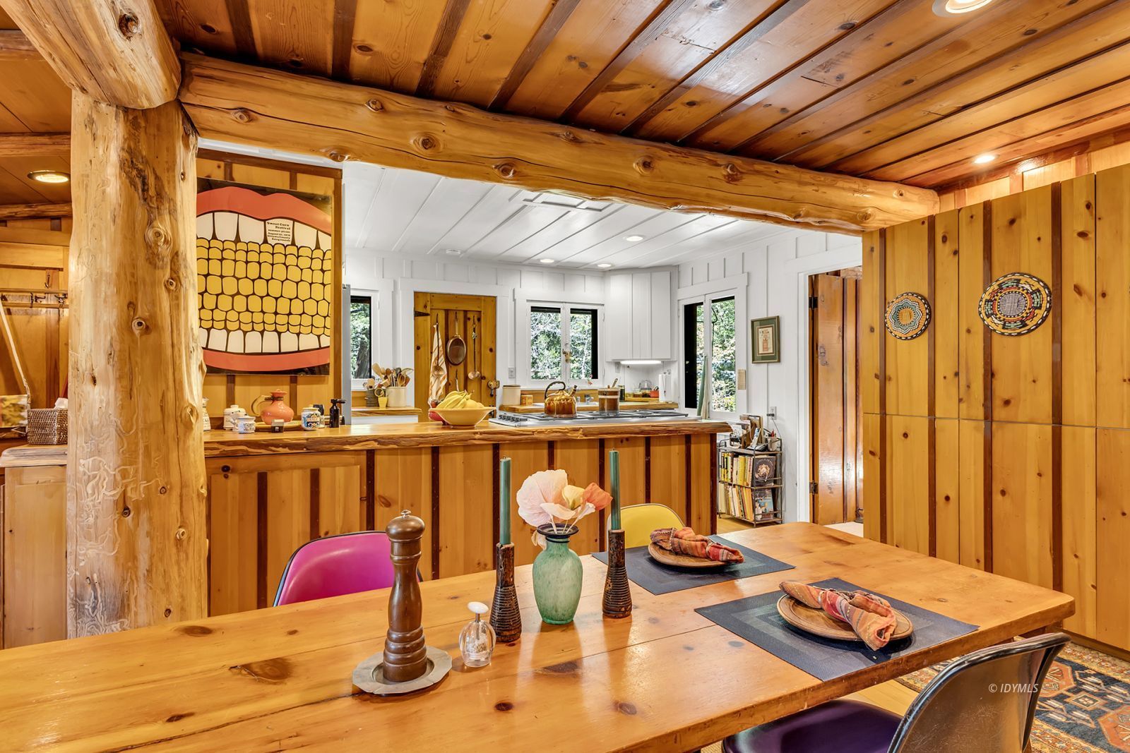 25100 Indian Rock Road Idyllwild, CA 92549 - Photo 32 of 75 a dinning room with furniture