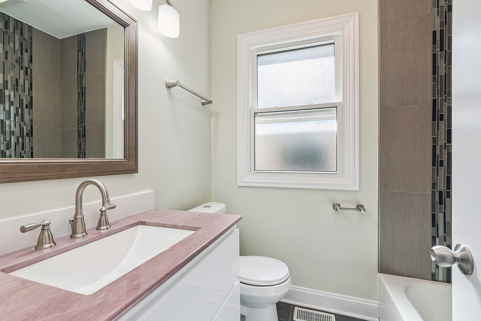 9400 South Charles Street Chicago, IL 60643 - Photo 14 of 30 a bathroom with a toilet sink and mirror