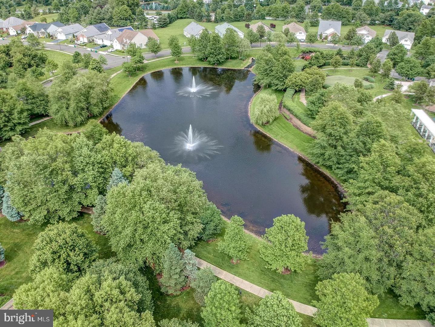 10 Powderhorn Way Allentown, NJ 08501 - Photo 30 of 44 an aerial view of residential house with outdoor space and trees all around