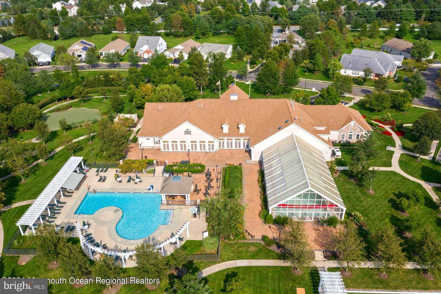 10 Powderhorn Way Allentown, NJ 08501 - Photo 36 of 42 an aerial view of a house