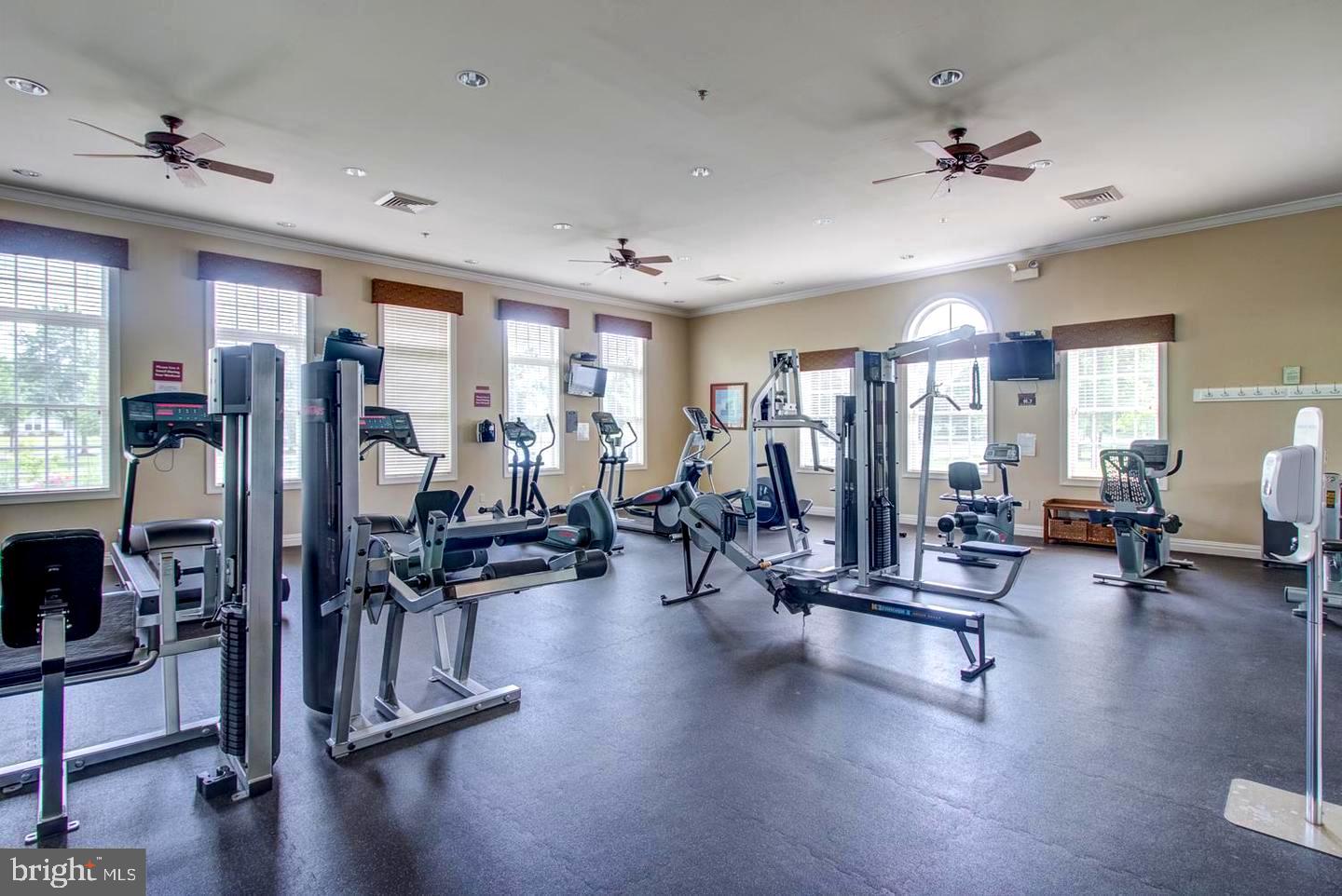 10 Powderhorn Way Allentown, NJ 08501 - Photo 42 of 44 a view of a room with gym equipment