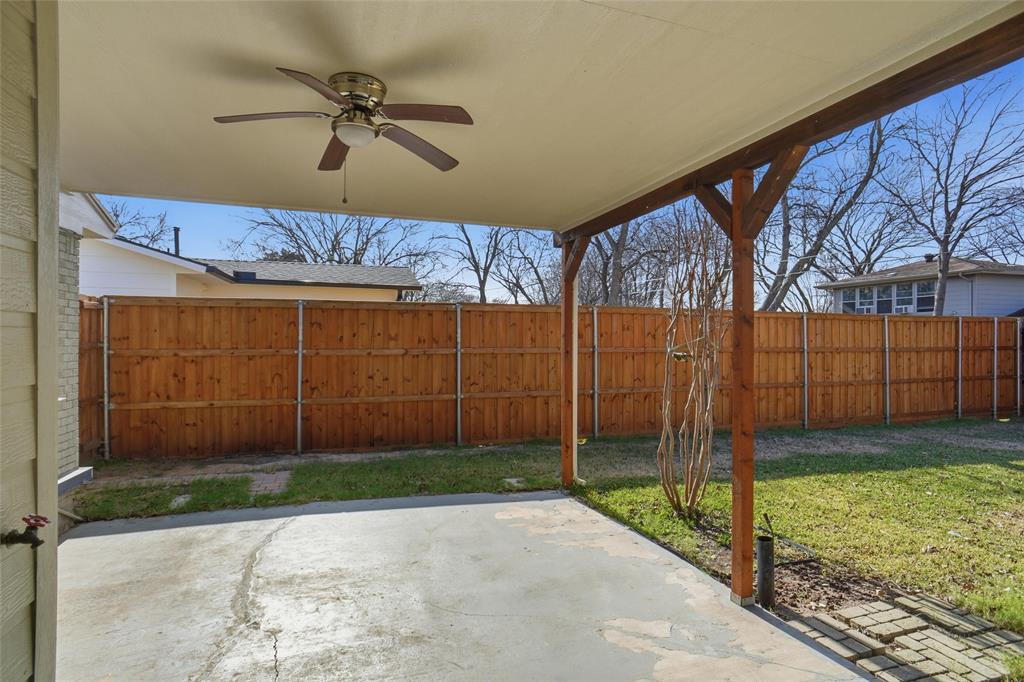 1236 Terrace Drive Grapevine, TX 76051 - Photo 21 of 25 a view of a backyard