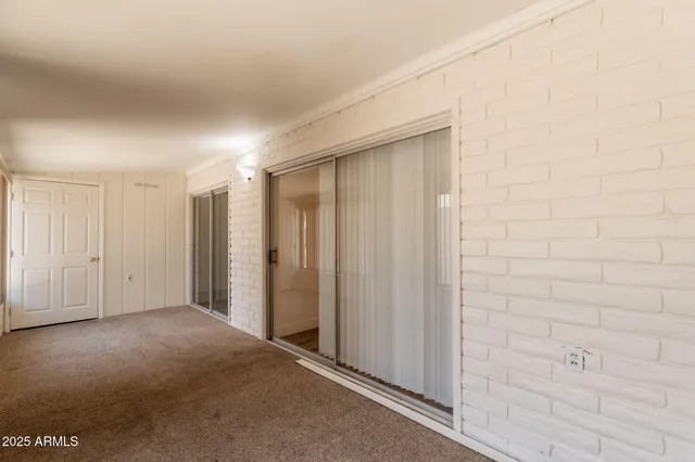 a view of empty room