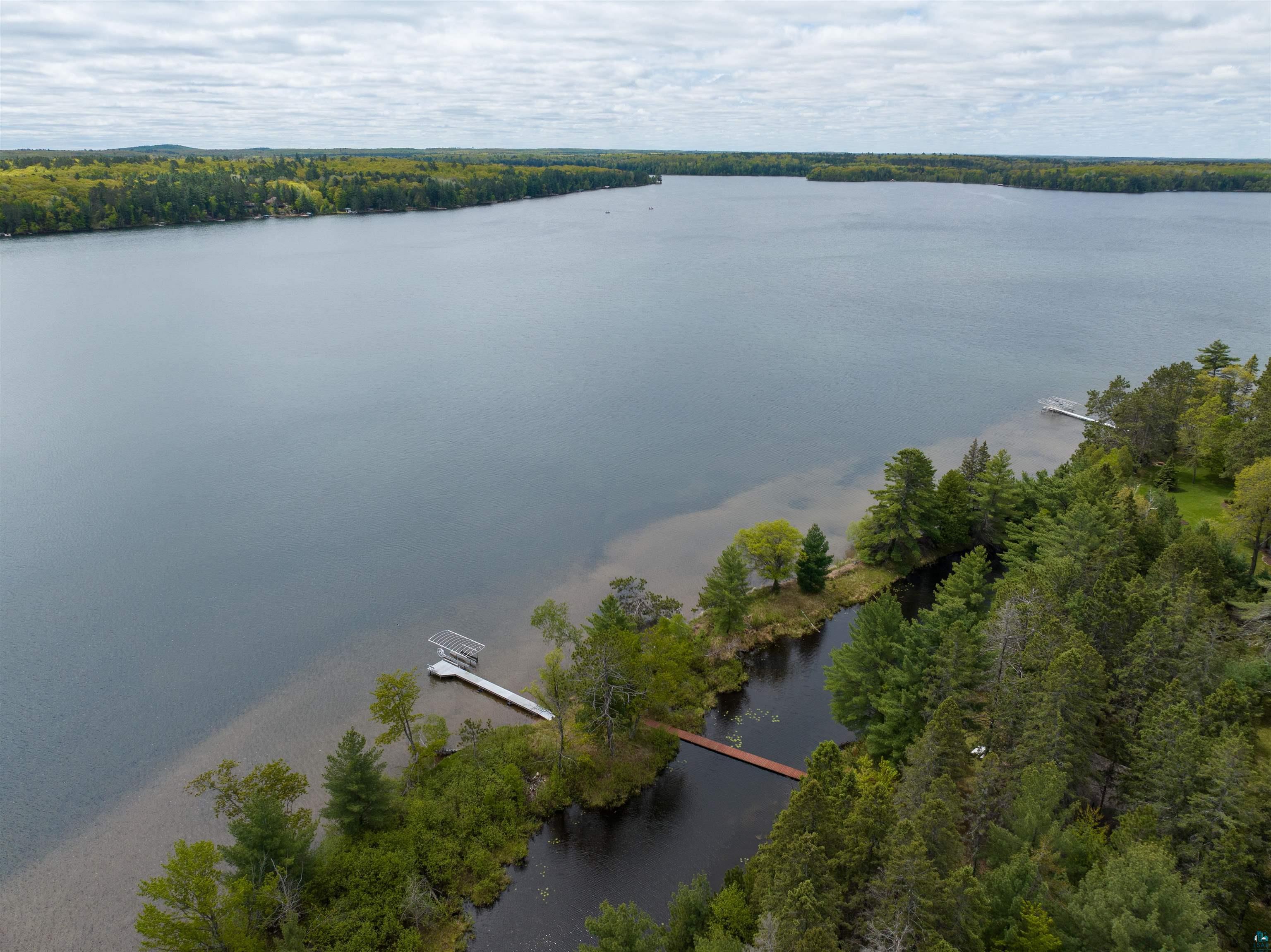 2775 Lake Road Barnes, WI 54873 - Photo 10 of 52 Drone / aerial view of a large body of water