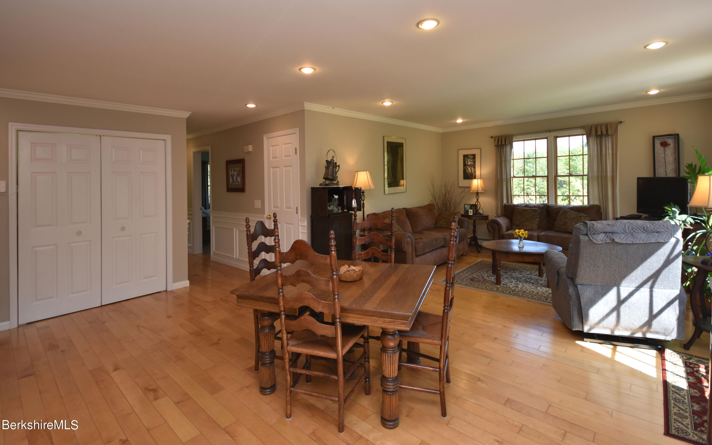 1540 East Windsor Road Windsor, MA 01270 - Photo 10 of 52 a view of a dining room with furniture window and wooden floor