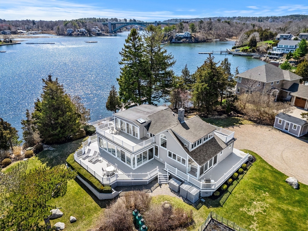 62 Crafts Road Gloucester, MA 01930 - Photo 39 of 40 an aerial view of a house with lake view