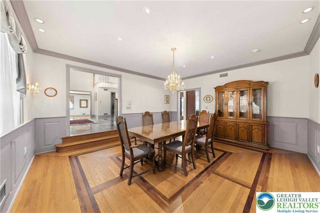 3640 Manor Road Bethlehem, PA 18020 - Photo 44 of 46 a view of a dining room with furniture and wooden floor