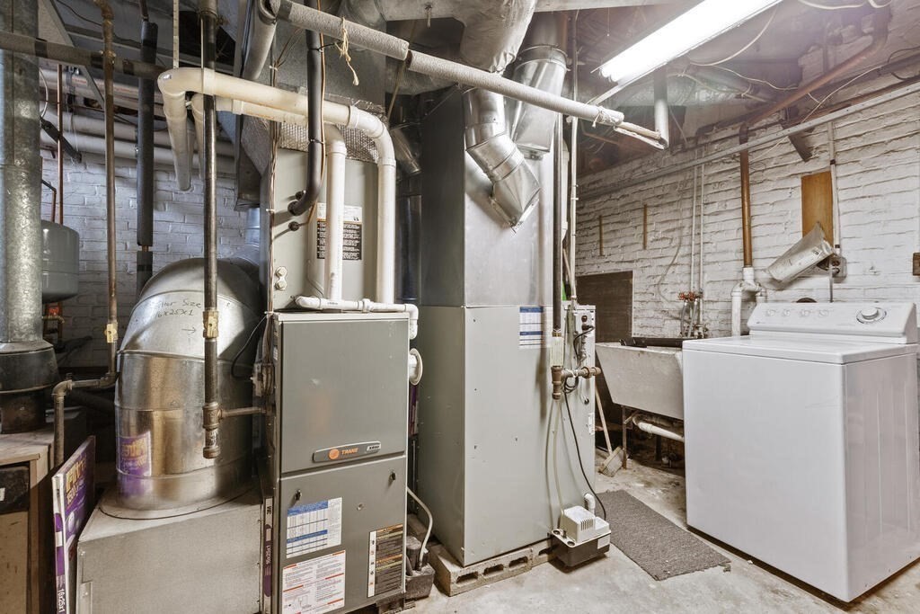 4 Rangeley Road Winchester, MA 01890 - Photo 33 of 42 a view of a storage & utility room with washer and dryer
