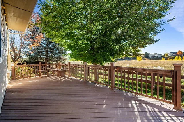 a view of a balcony with an outdoor space