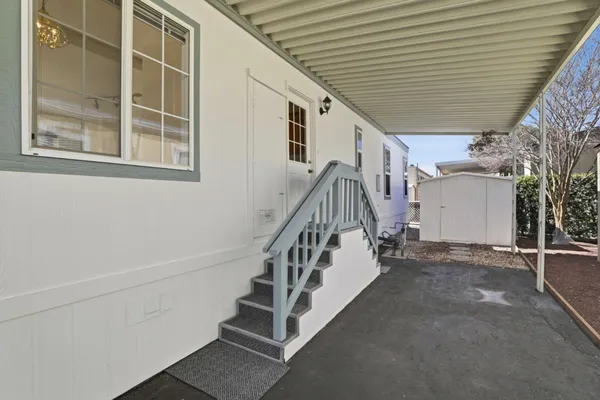 a view of a house with a garage