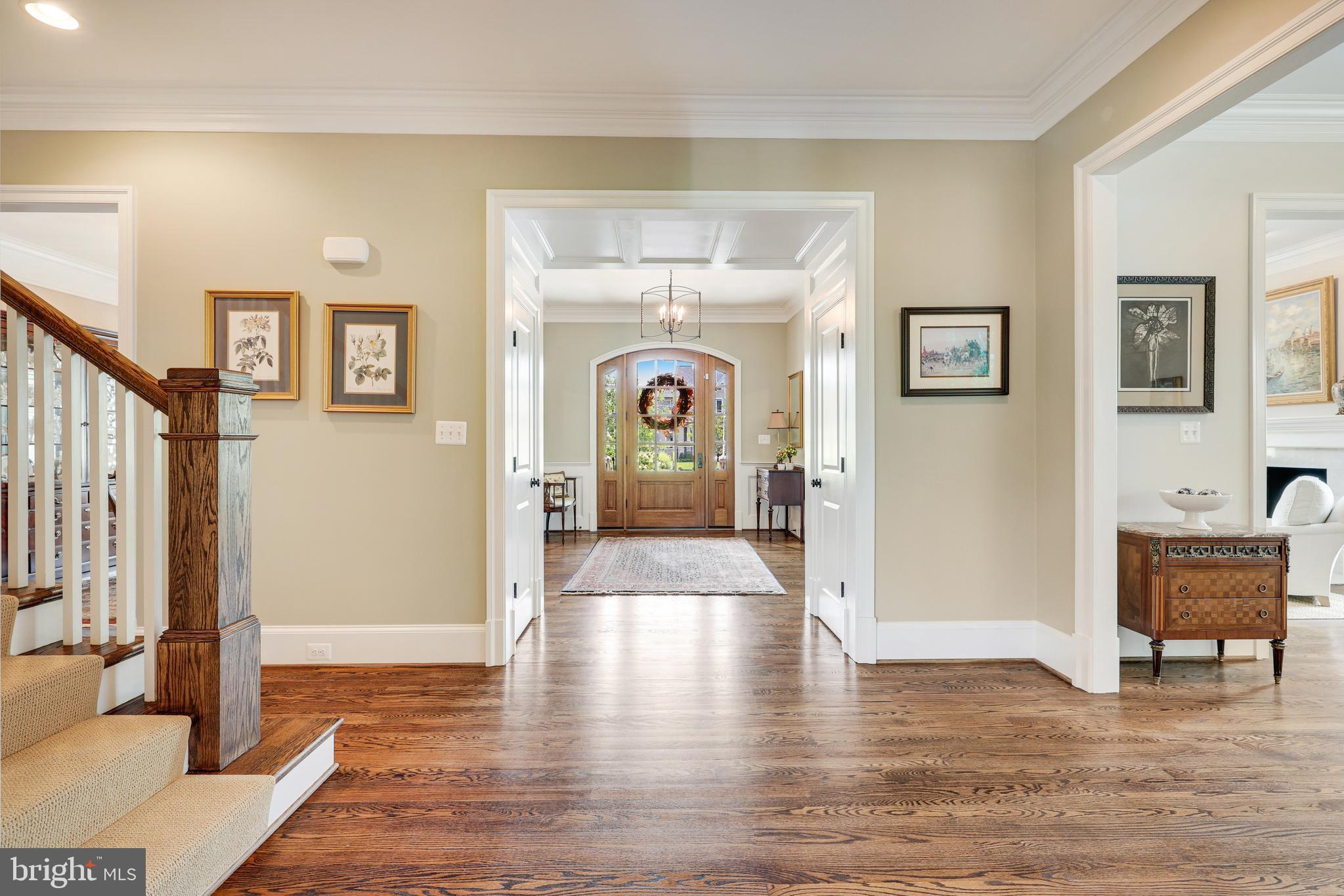 1415 Kurtz Road McLean, VA 22101 - Photo 16 of 129 a view of livingroom with hardwood floor and a ceiling fan