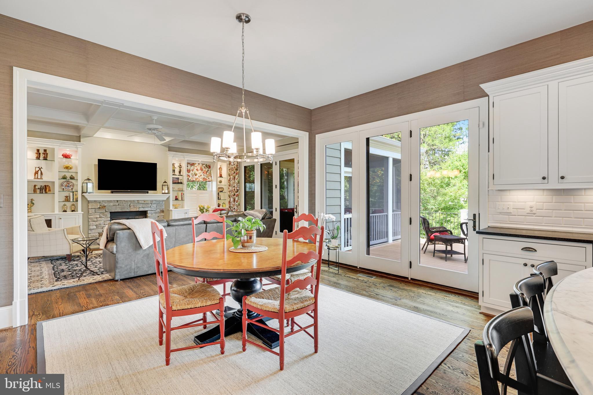 1415 Kurtz Road McLean, VA 22101 - Photo 28 of 129 a view of a dining room with furniture window and outside view