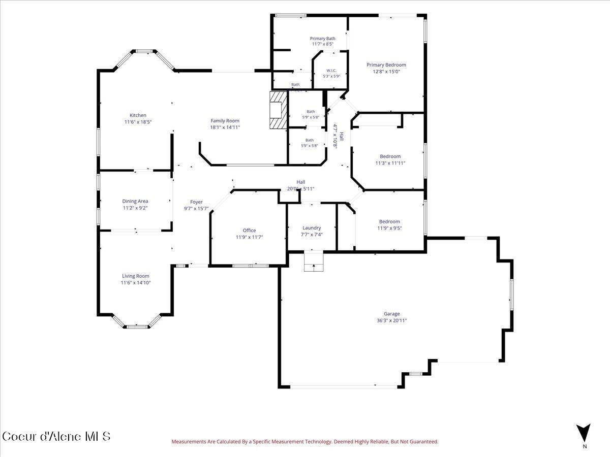 1906 West Evening Star Road Post Falls, ID 83854 - Photo 45 of 45 01-Floor Plan