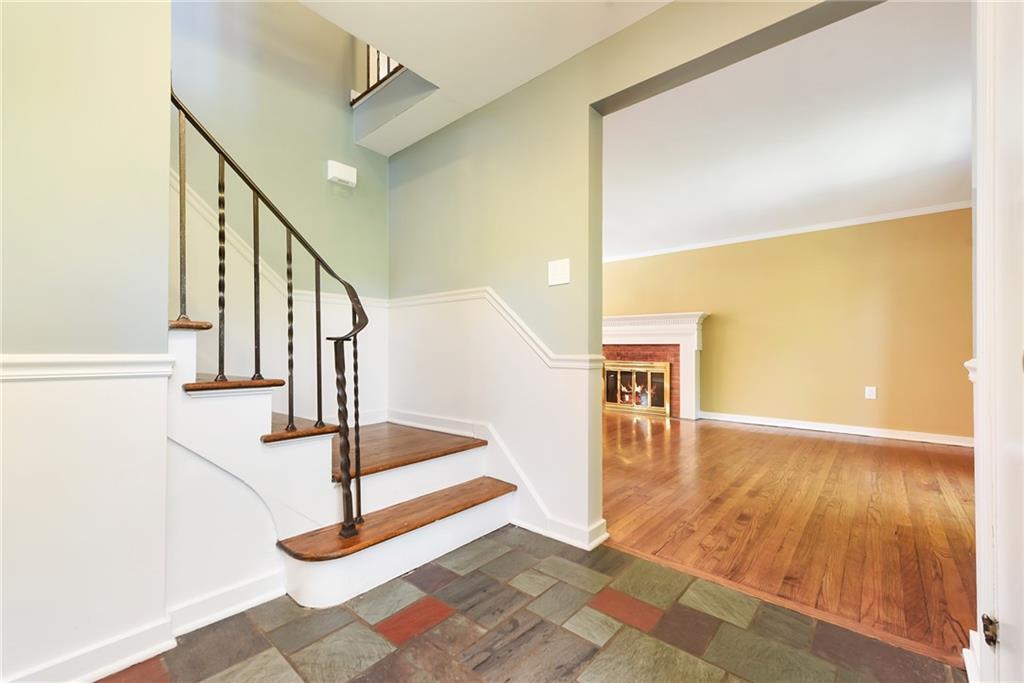 719 Pinetree Road Pittsburgh, PA 15243 - Photo 3 of 35 a view of entryway and hall with wooden floor