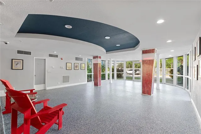 a hall with an entryway