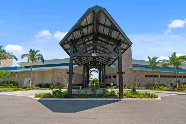 a view of a lake with a big yard