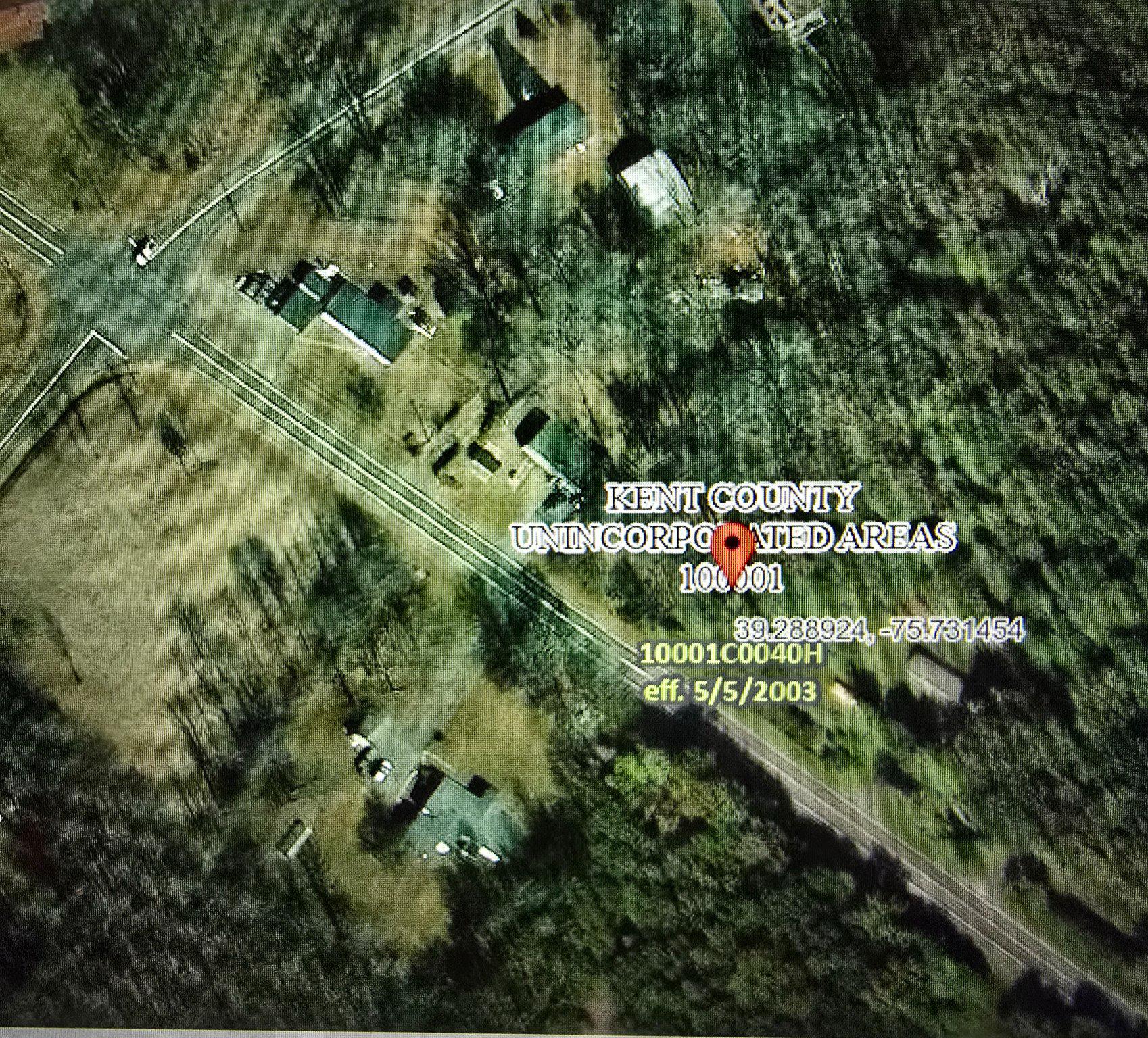 1399 Longridge Road Clayton, DE 19938 - Photo 2 of 7 Aerial view from Kent County public site.