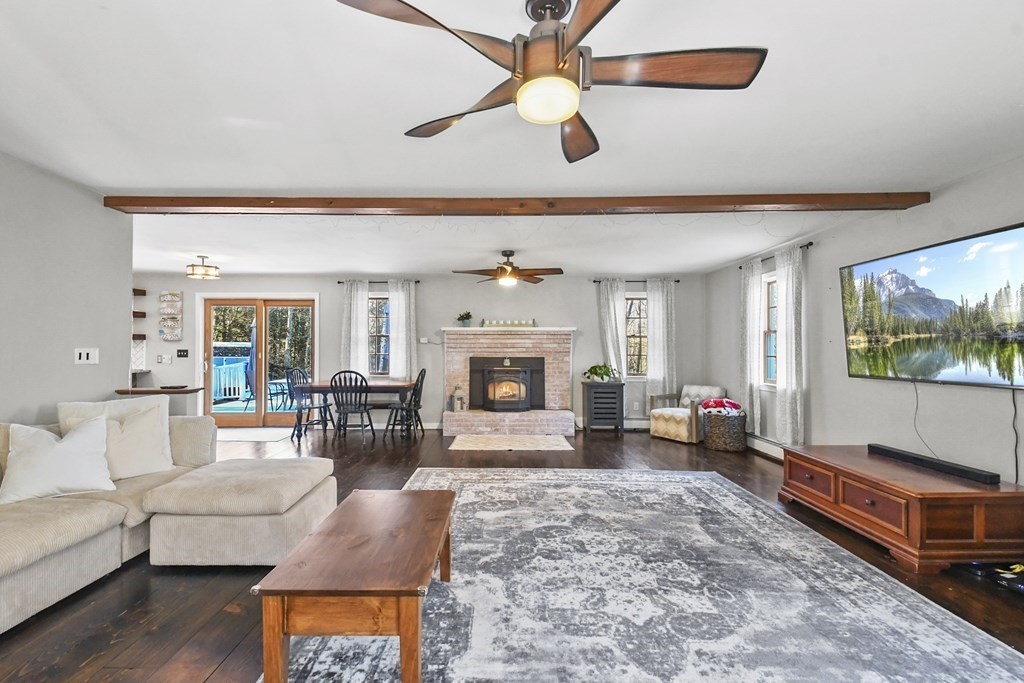 32 Sheldon Road Barre, MA 01005 - Photo 21 of 39 a living room with furniture and a fireplace